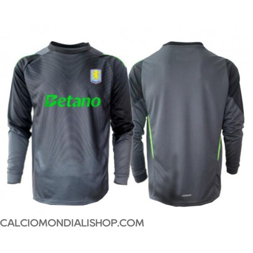 Maglie da calcio Aston Villa Portiere Prima Maglia 2025-26 Manica Lunga